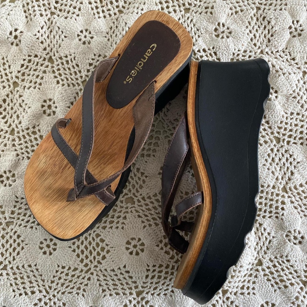 Candie's Y2K Brown Women's Sandals